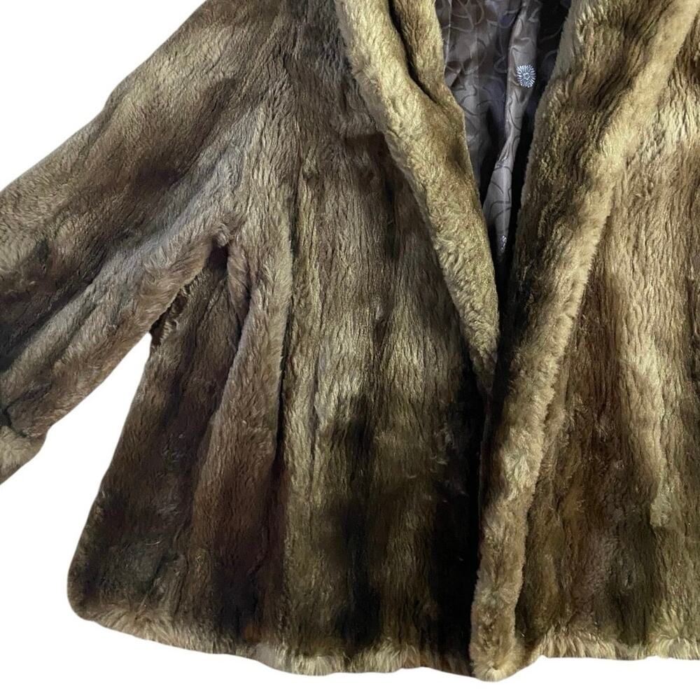 Vintage 70s Nathan Berman Mink Fur Jacket - L - Picture 2 of 6